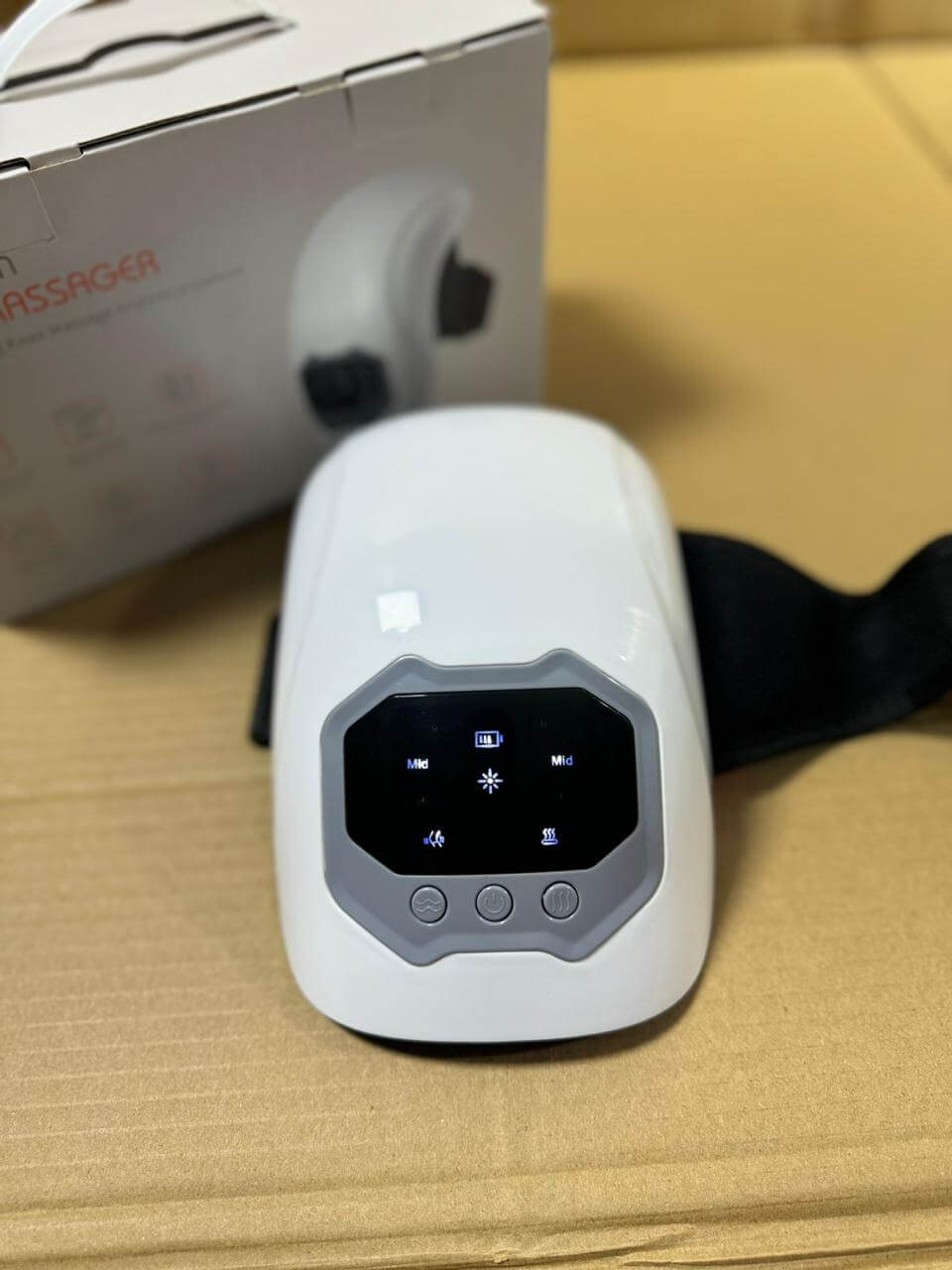 Smart Knee Massager with Heat & Vibration | Cordless Joint Pain Relief