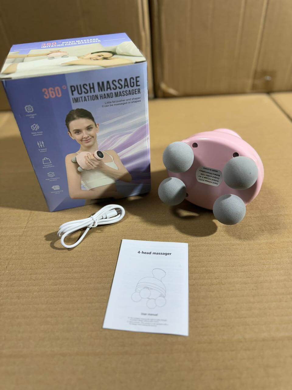 Handheld Deep Tissue Massager | Electric Double Head Percussion Hammer