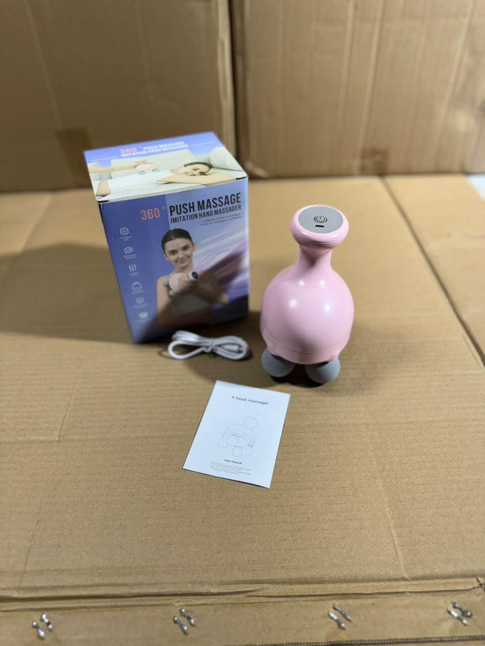 Handheld Deep Tissue Massager | Electric Double Head Percussion Hammer