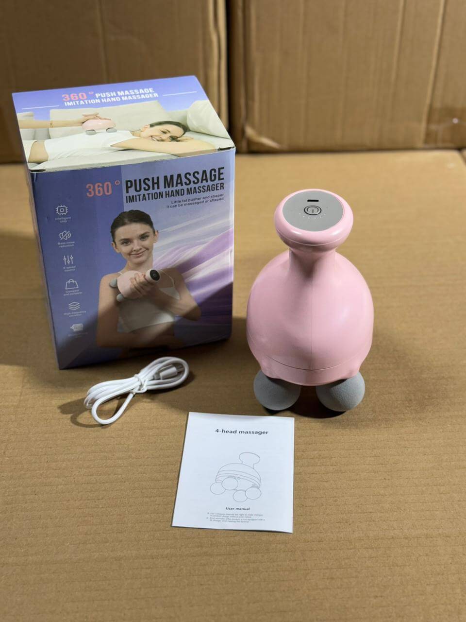 Handheld Deep Tissue Massager | Electric Double Head Percussion Hammer