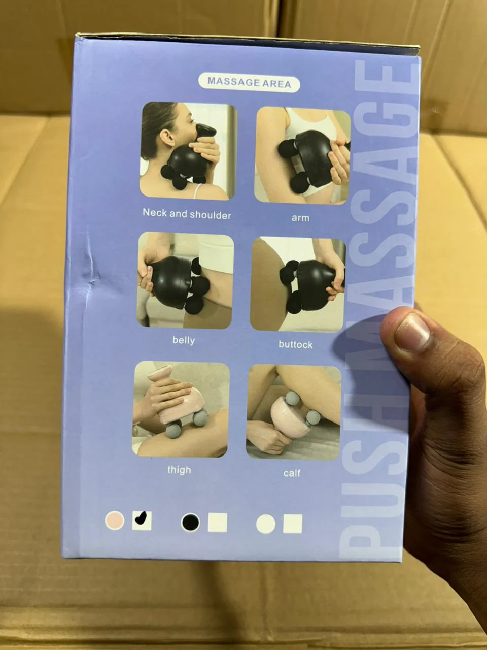 Handheld Deep Tissue Massager | Electric Double Head Percussion Hammer