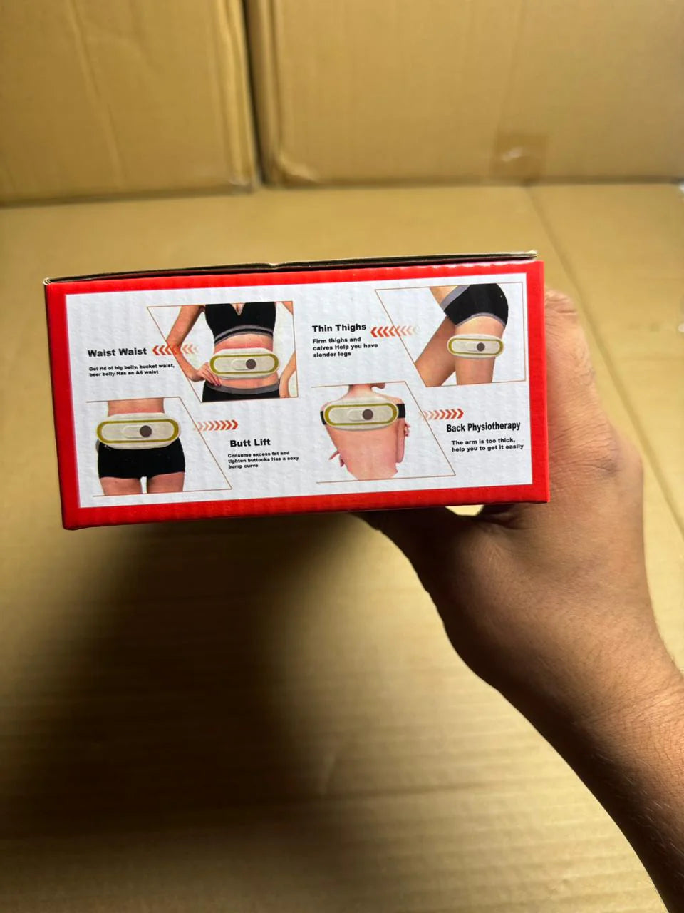 Heated Waist Massager Belt | Rechargeable Slimming & Fat Burner