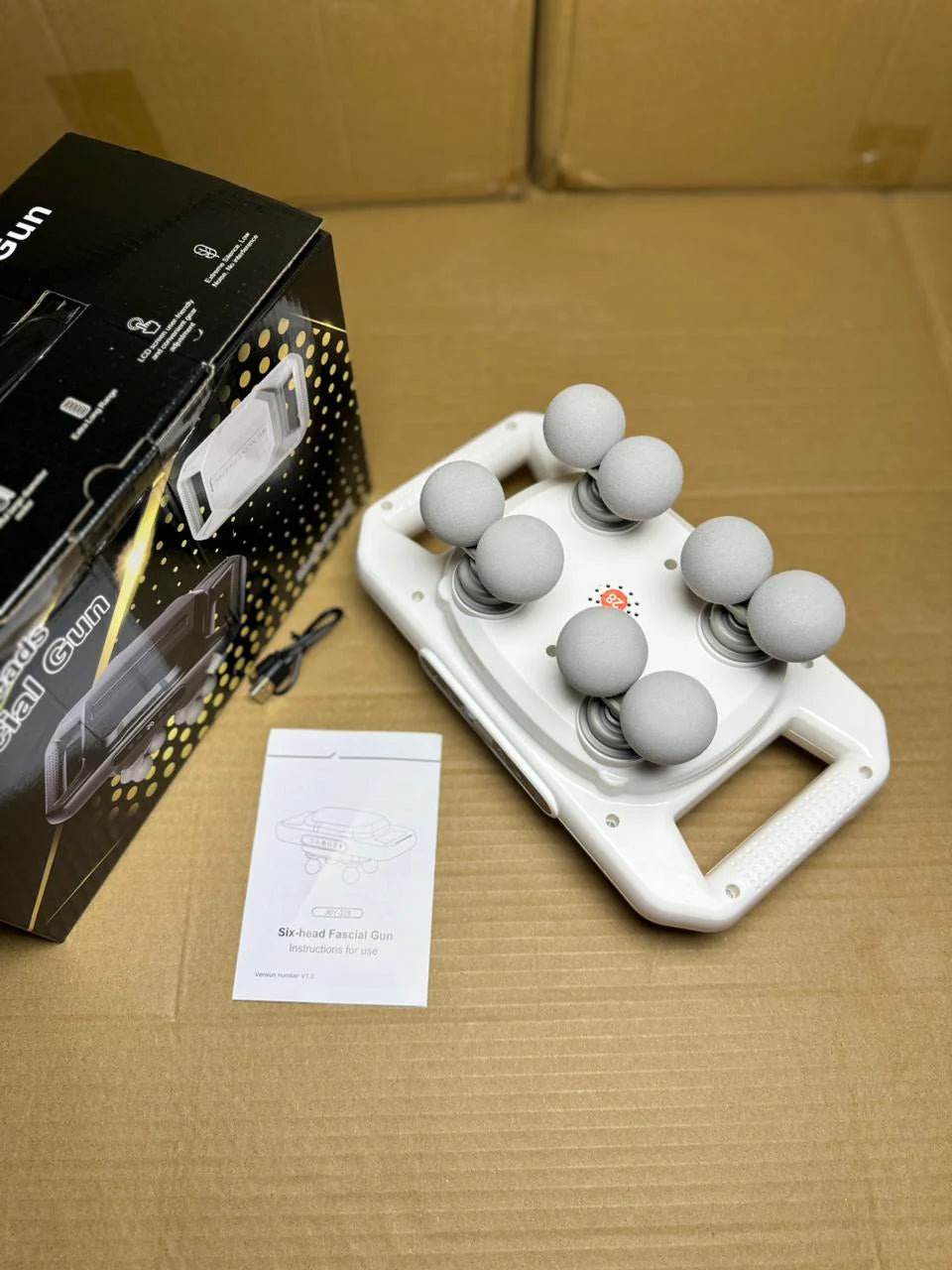 8-Head Magnetic Levitation Fascia Gun | Professional Deep Tissue Muscle Massager