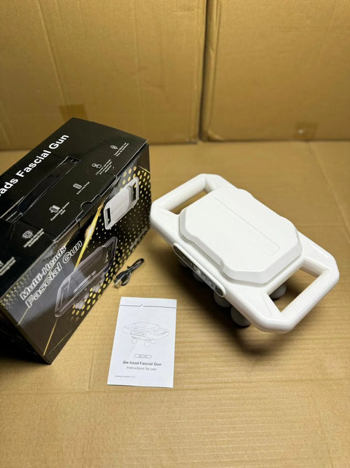8-Head Magnetic Levitation Fascia Gun | Professional Deep Tissue Muscle Massager