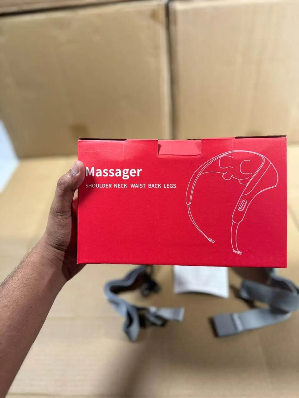 Shiatsu Neck & Shoulder Massager | Deep Kneading Pillow with Heat for Back Pain