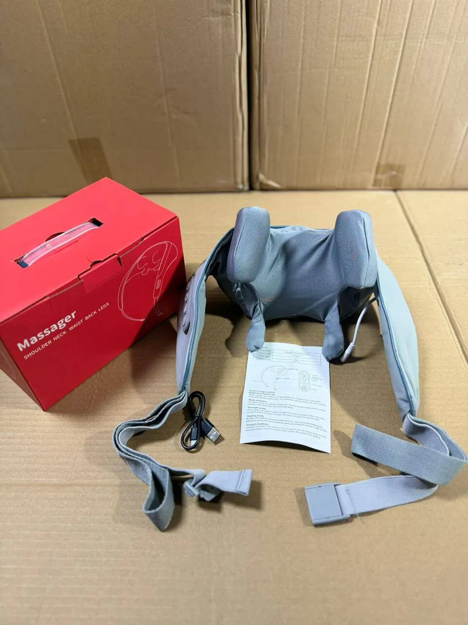 Shiatsu Neck & Shoulder Massager | Deep Kneading Pillow with Heat for Back Pain