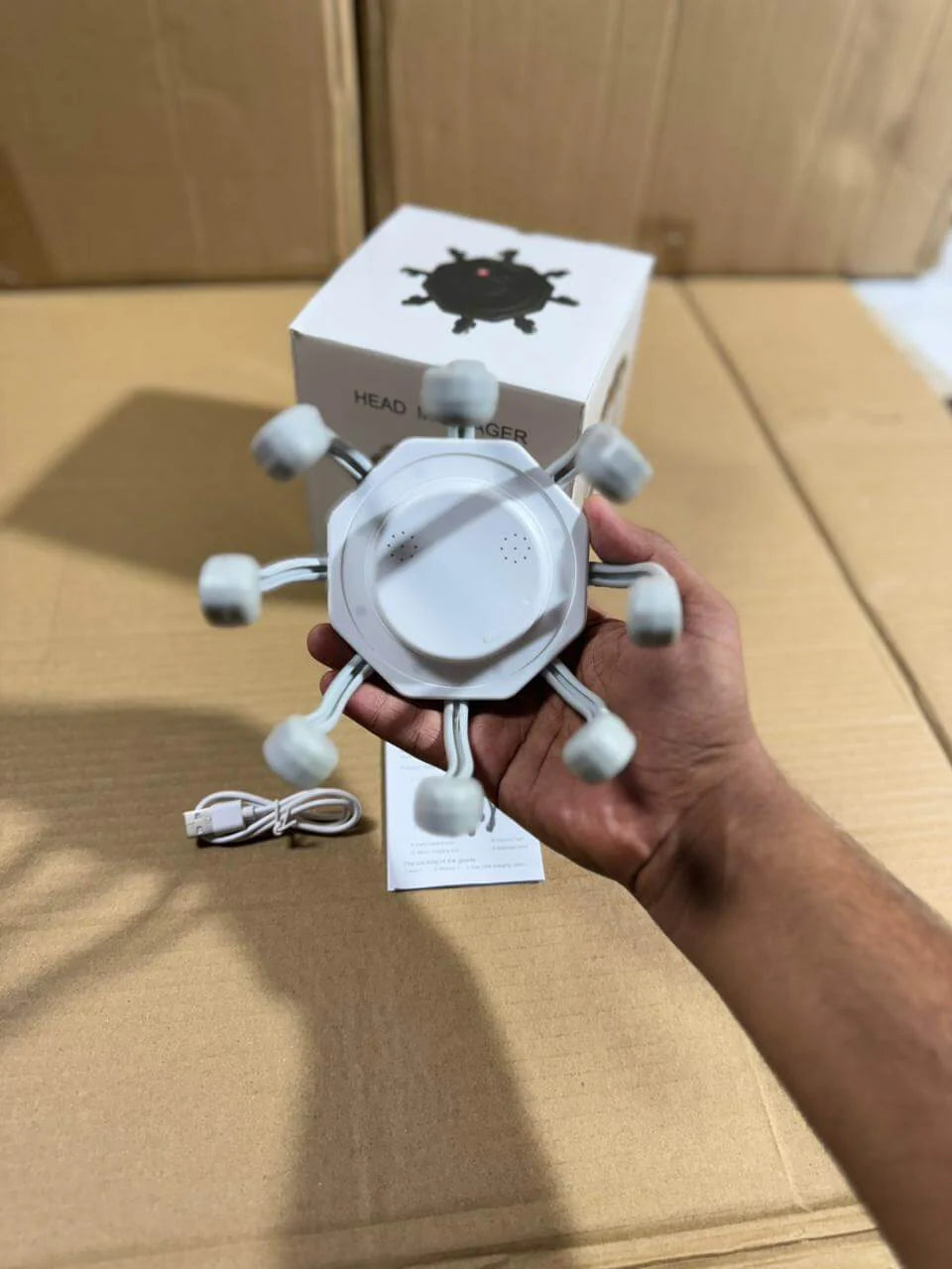 Electric Octopus Scalp Massager | Hands-Free Vibration Head Scratcher