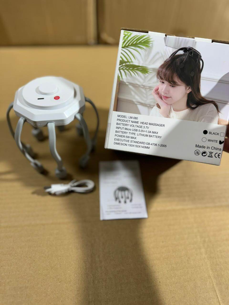 Electric Octopus Scalp Massager | Hands-Free Vibration Head Scratcher