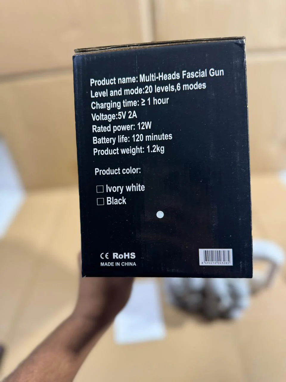 12-Head Deep Tissue Massage Gun | Pain Relief for Back, Neck & Waist