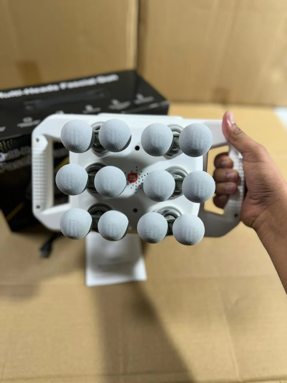 12-Head Deep Tissue Massage Gun | Pain Relief for Back, Neck & Waist