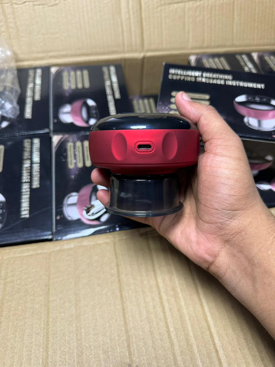 Electric Cupping Massager with Heat | Smart Vacuum Suction Therapy Machine