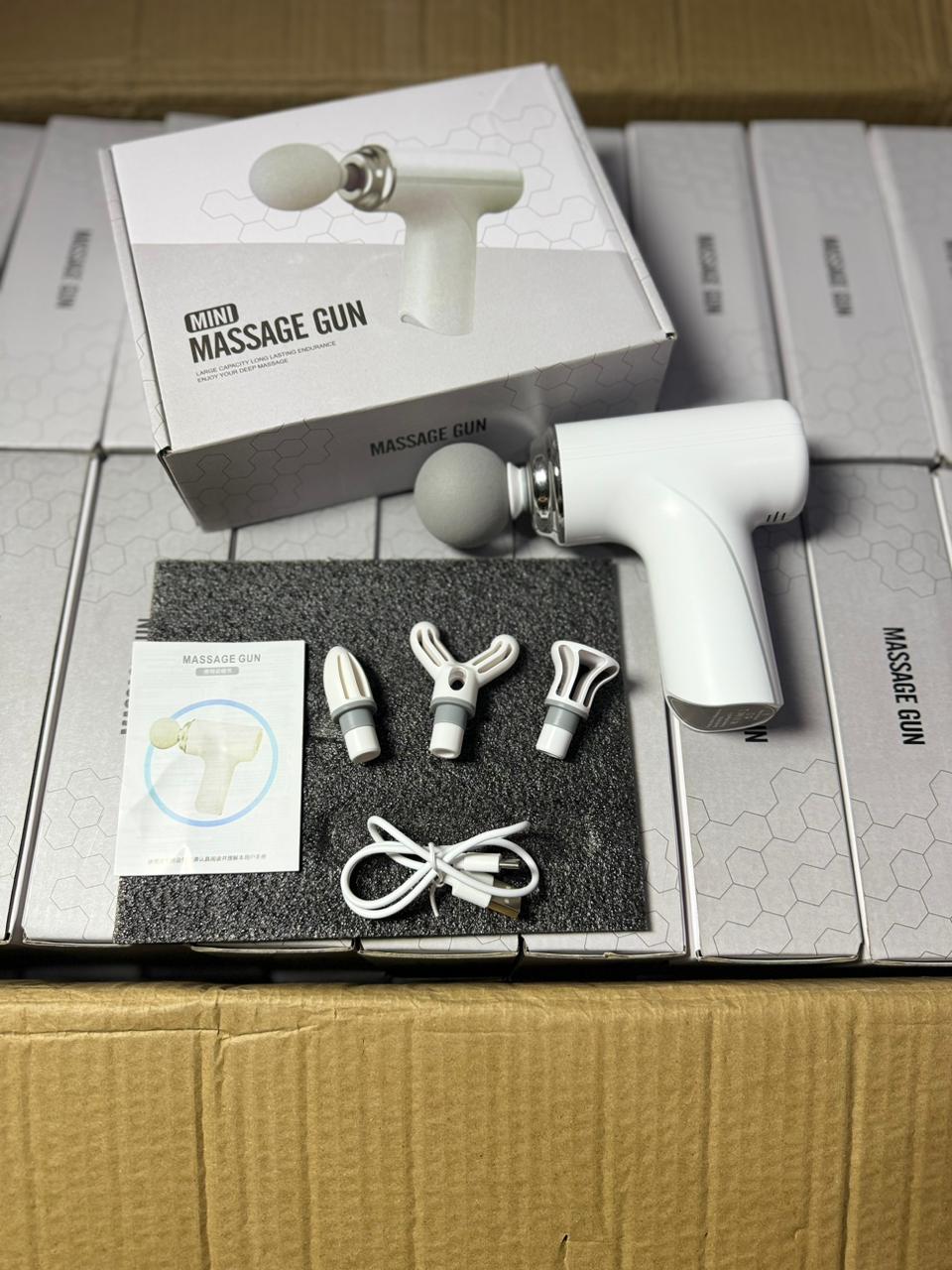 Mini Electric Massage Gun | Portable Wireless Muscle Relaxer (USB Rechargeable)