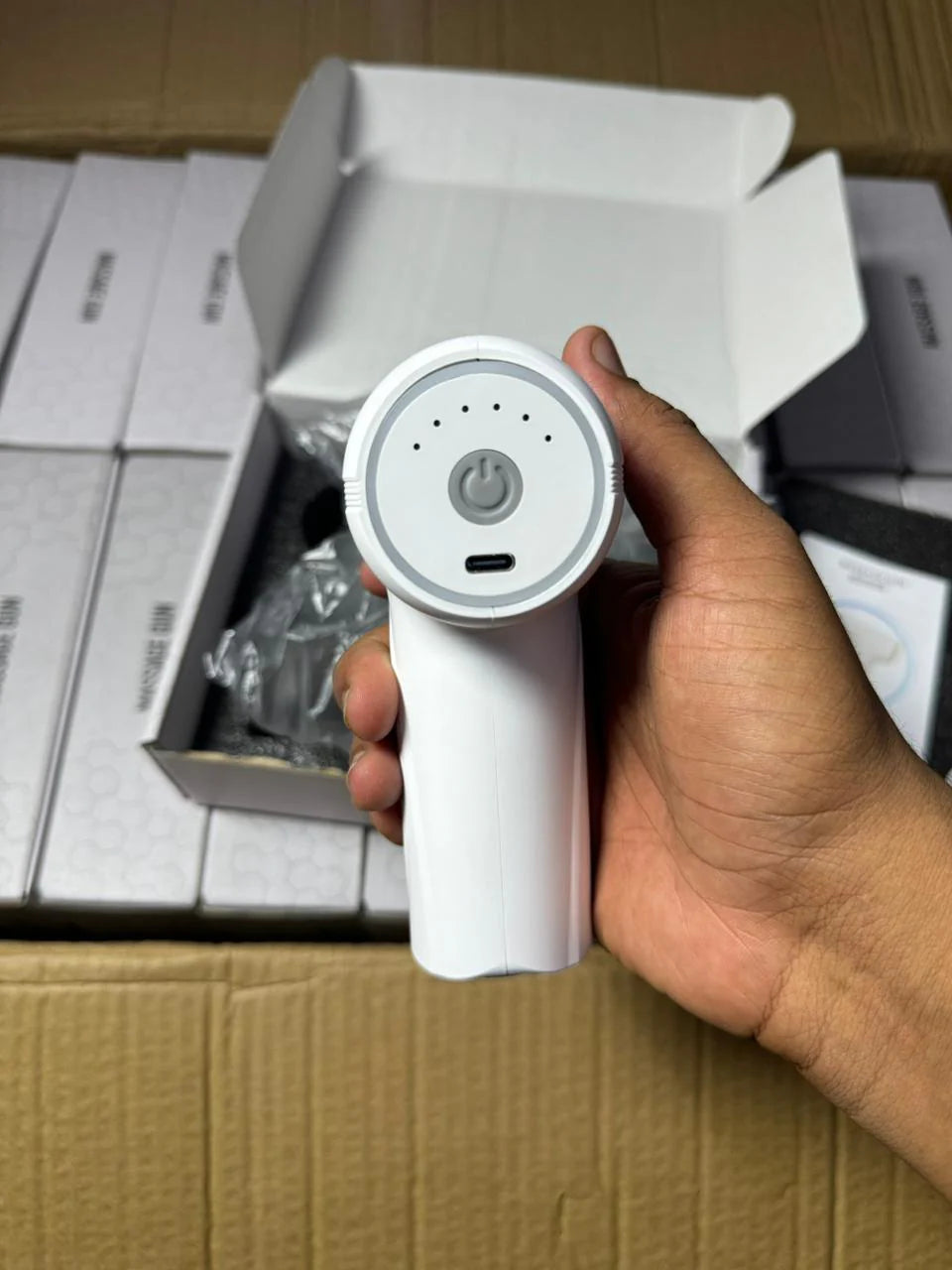 Mini Electric Massage Gun | Portable Wireless Muscle Relaxer (USB Rechargeable)