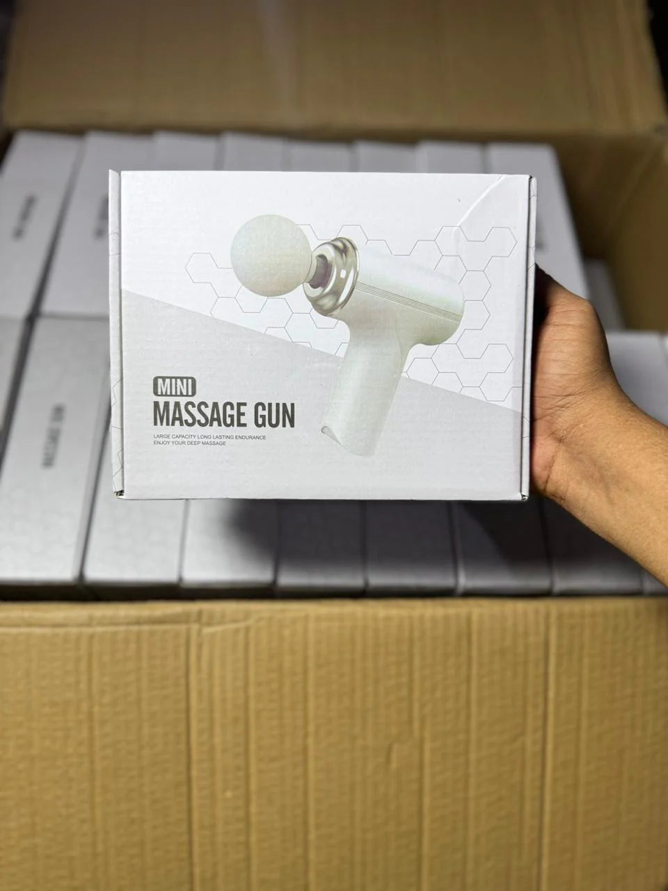 Mini Electric Massage Gun | Portable Wireless Muscle Relaxer (USB Rechargeable)