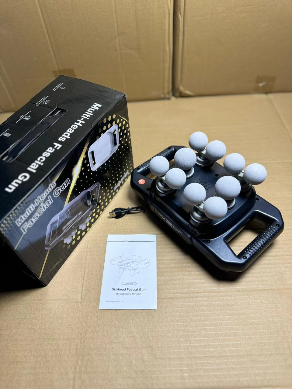 10-Head Professional Massage Gun | Deep Tissue Percussion Muscle Massager