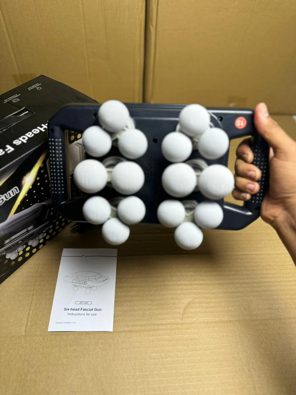 16-Head Fascia Massage Gun | Professional Deep Tissue Muscle Relief Kit