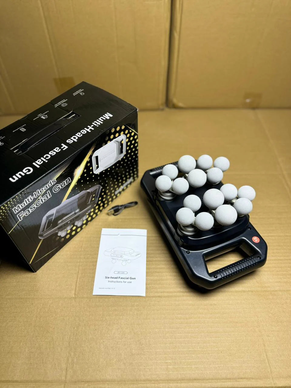 16-Head Fascia Massage Gun | Professional Deep Tissue Muscle Relief Kit