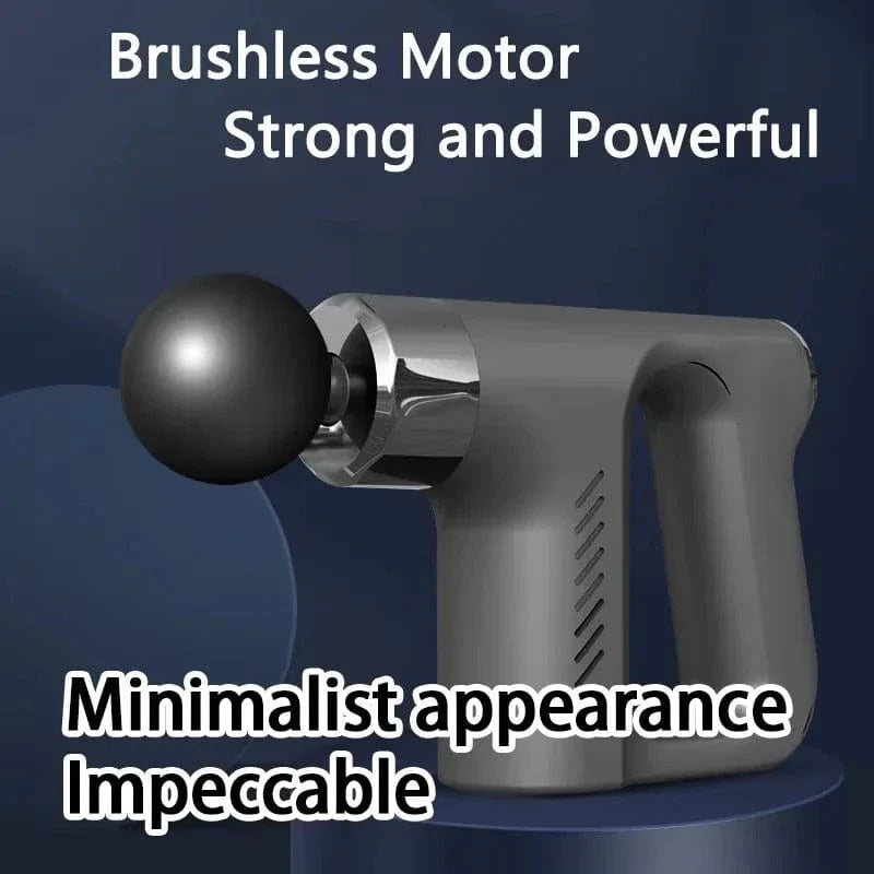 Mini Deep Tissue Massage Gun | Portable Fascia Relief Tool (4 Heads)