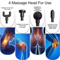 Mini Deep Tissue Massage Gun | Portable Fascia Relief Tool (4 Heads)