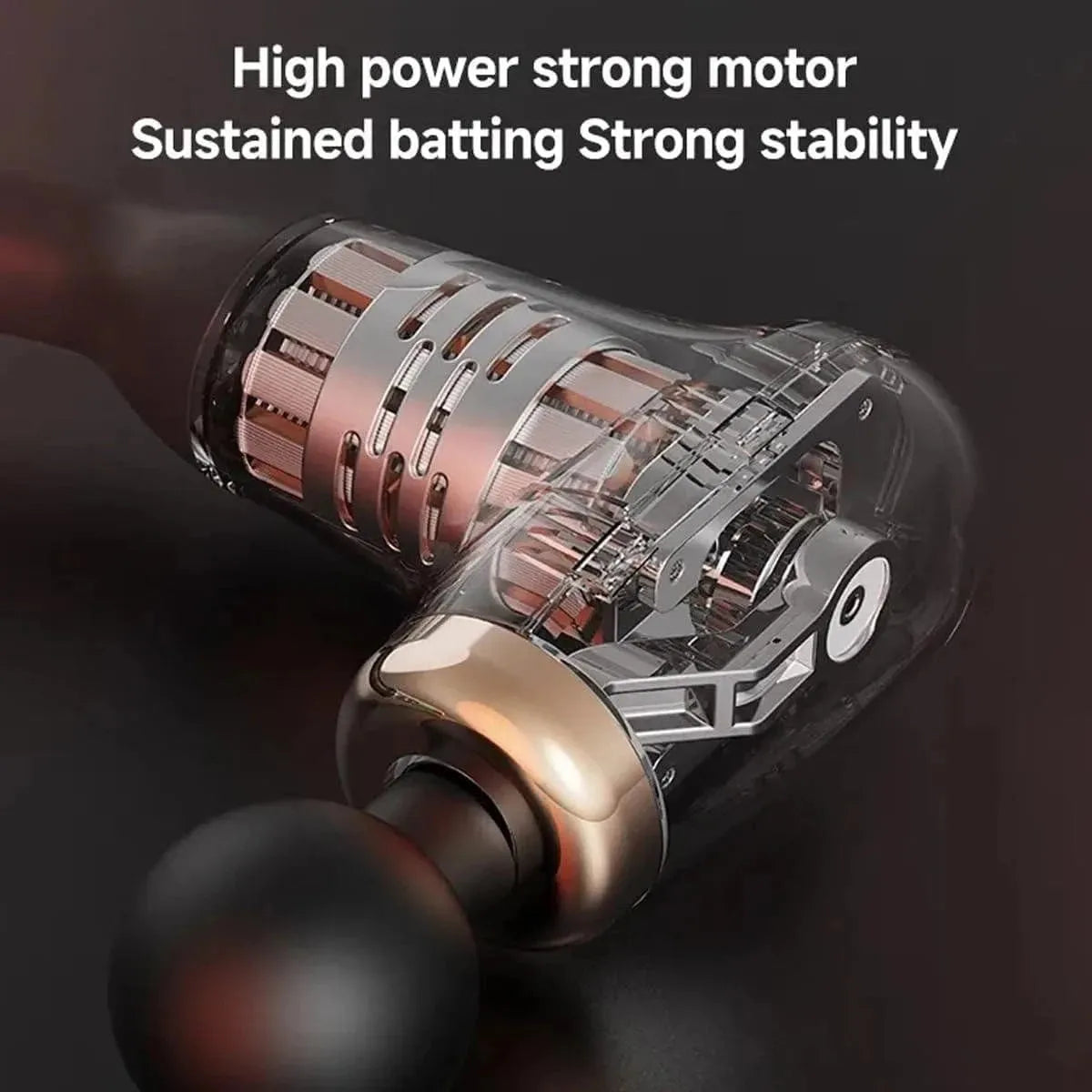 Deep Tissue Massage Gun | Extended Reach for Back, Neck & Shoulders