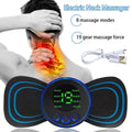 Electric EMS Mini Neck Massager | Portable Butterfly Pain Relief Patch