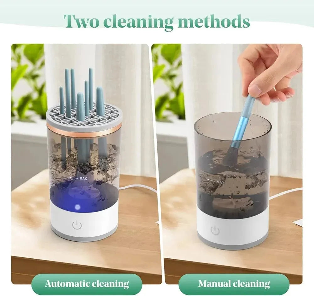 Automatic Electric Makeup Brush Cleaner & Dryer | Instant Wash Tool