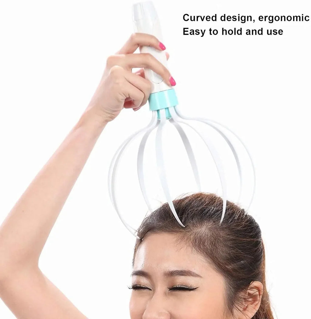 Electric Octopus Scalp Massager | Vibration Head Scratcher for Stress Relief