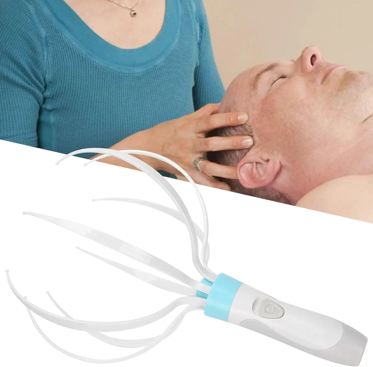 Electric Octopus Scalp Massager | Vibration Head Scratcher for Stress Relief