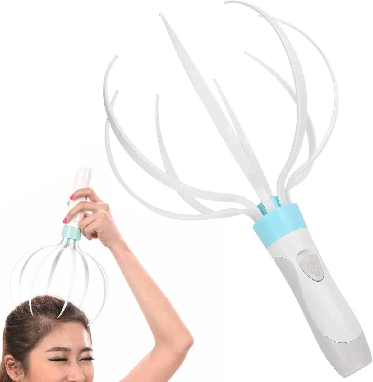 Electric Octopus Scalp Massager | Vibration Head Scratcher for Stress Relief