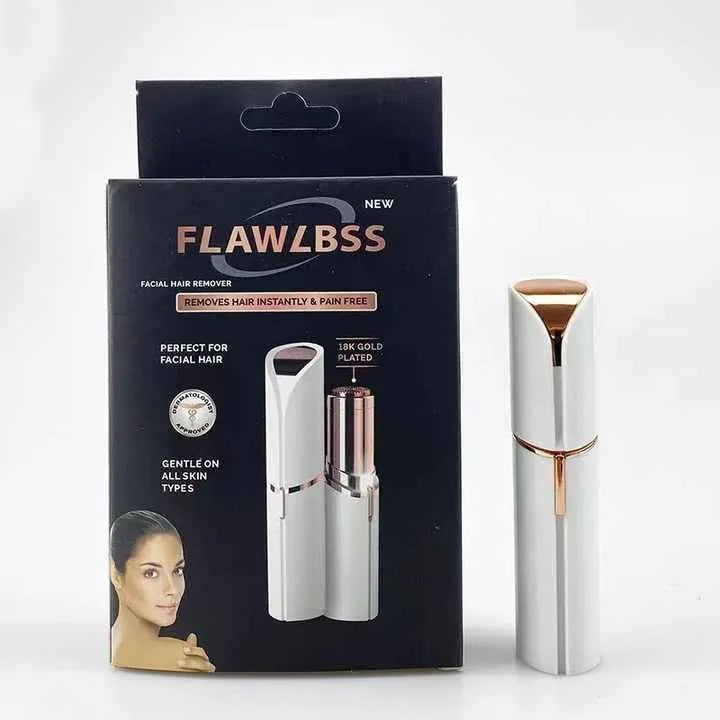 Rechargeable Flawless Facial Hair Remover | Painless Electric Lipstick Shaver