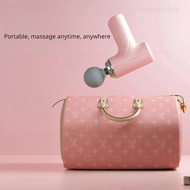 Handheld Deep Tissue Massage Gun | 4 Heads 6 Speeds Muscle Relief