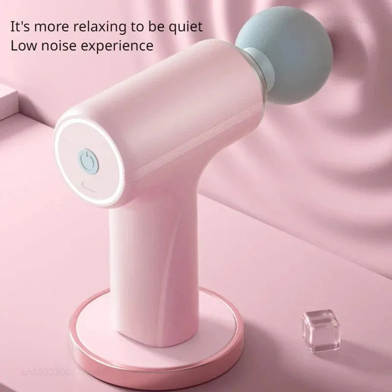 Handheld Deep Tissue Massage Gun | 4 Heads 6 Speeds Muscle Relief