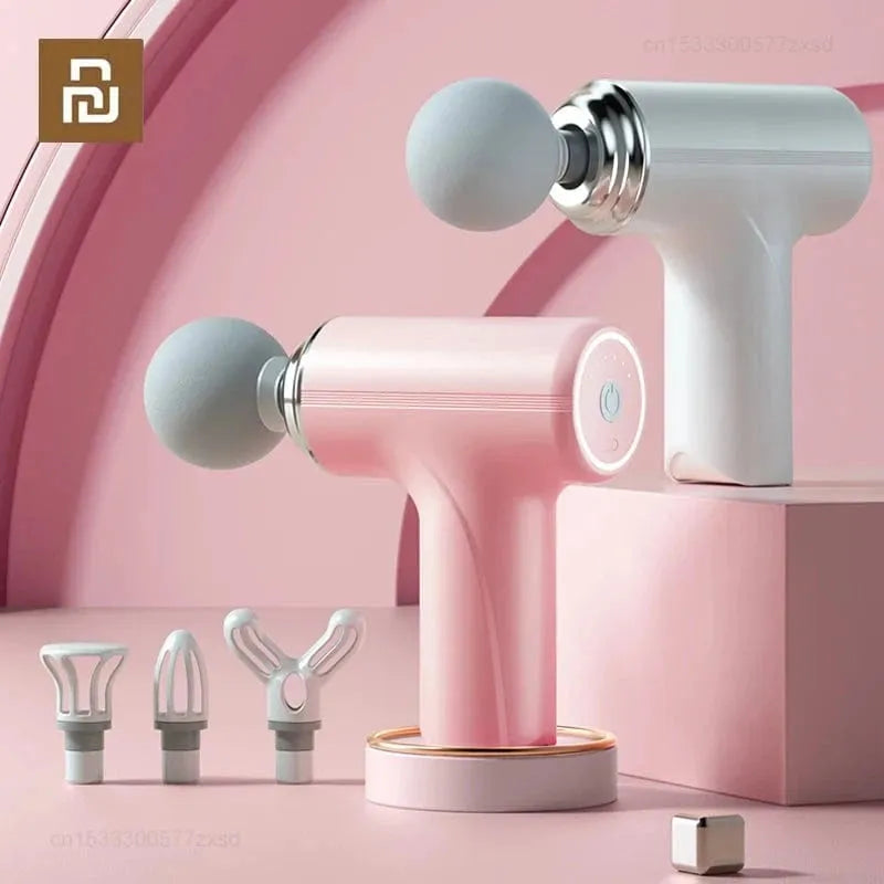 Handheld Deep Tissue Massage Gun | 4 Heads 6 Speeds Muscle Relief