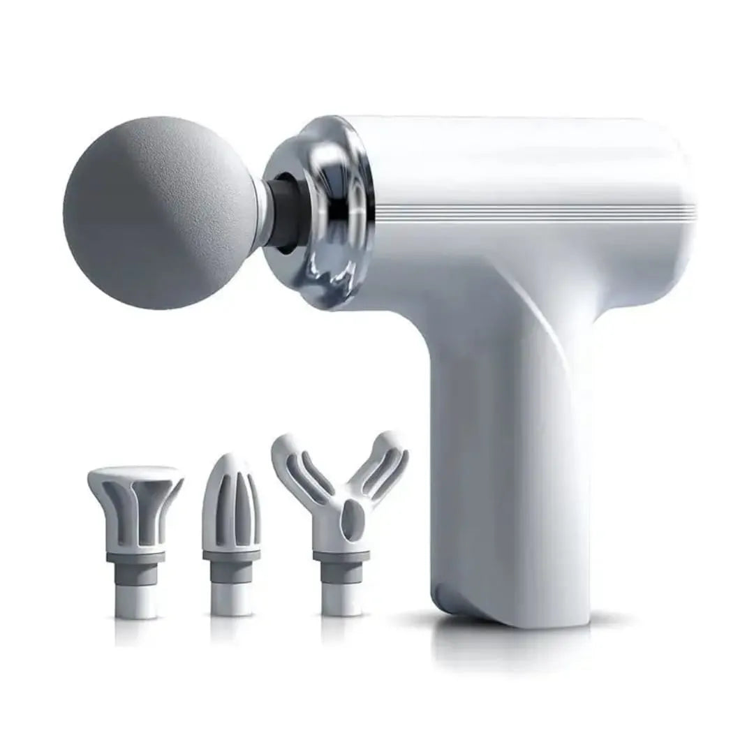 Handheld Deep Tissue Massage Gun | 4 Heads 6 Speeds Muscle Relief
