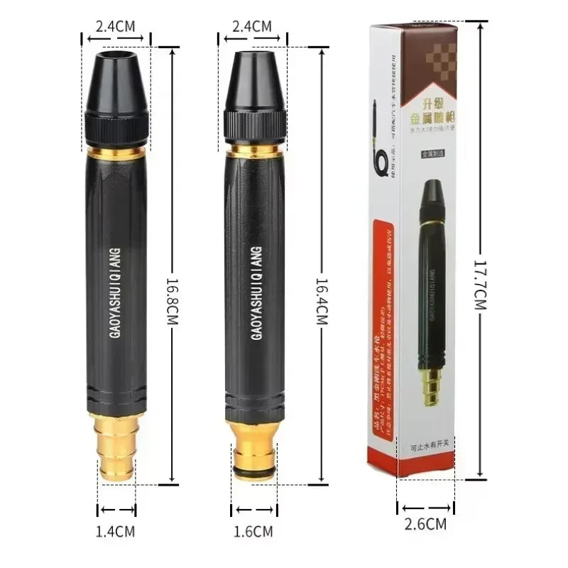 High-Pressure Car Wash Gun | Heavy Duty Brass Nozzle Spray for Garden & Home