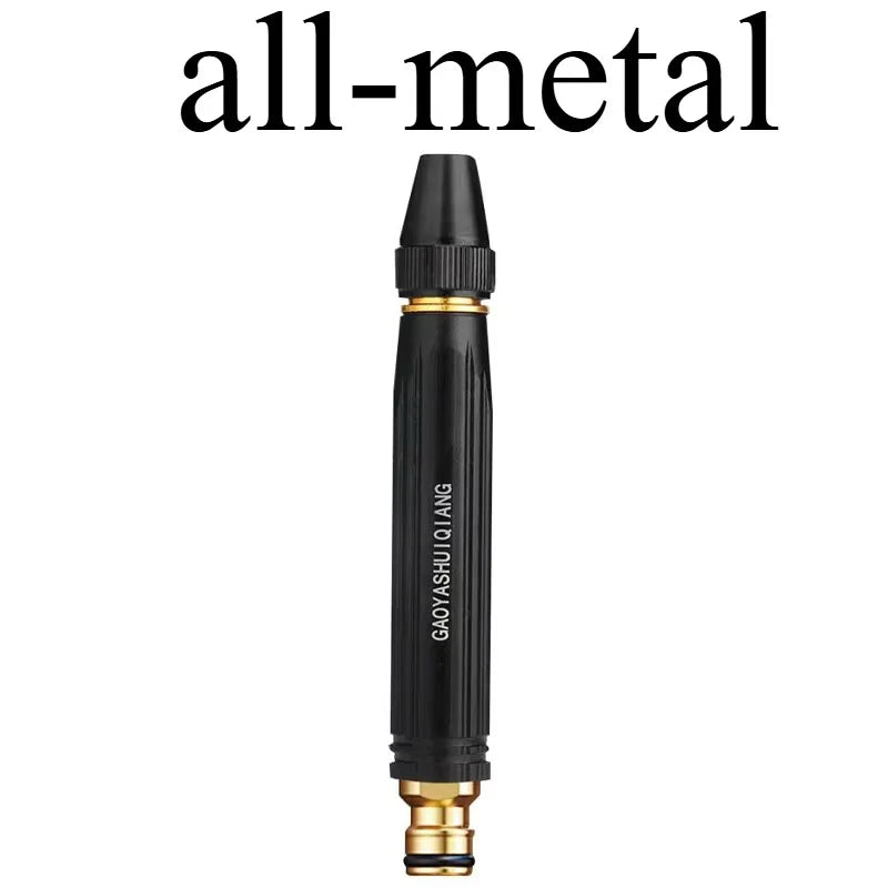 High-Pressure Car Wash Gun | Heavy Duty Brass Nozzle Spray for Garden & Home