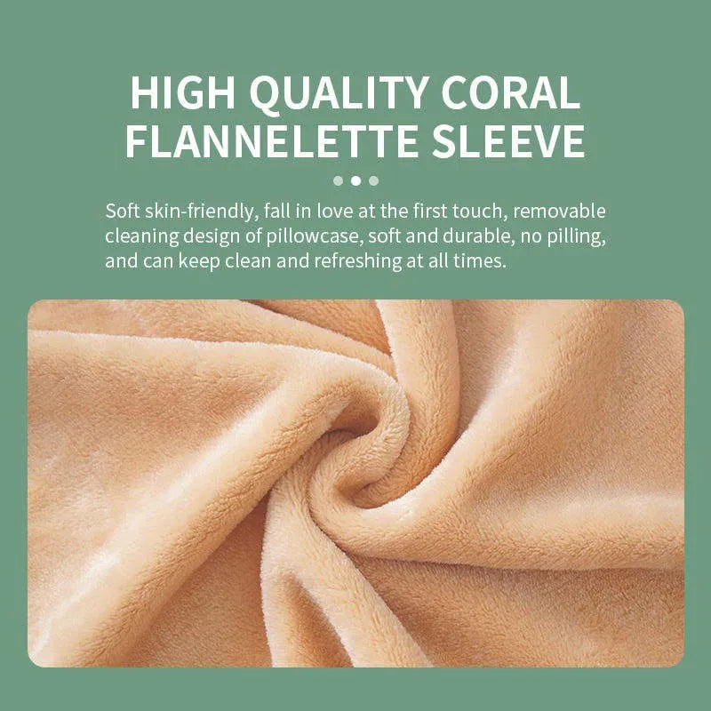 Neck & Shoulder Massager with Heat | Memory Foam Travel Pillow for Pain Relief